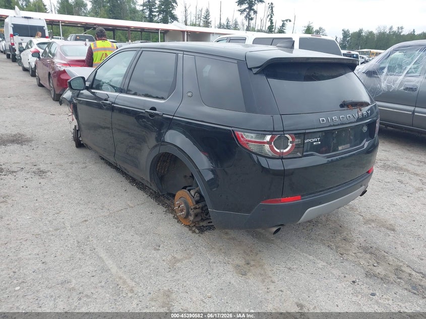 2017 Land rover Discovery sport VIN SALCR2BG1HH662281 IAAI salvage auction — NORMAL WEAR, Salvage Title, sold $500 on 2026-07-29 (photo 3)