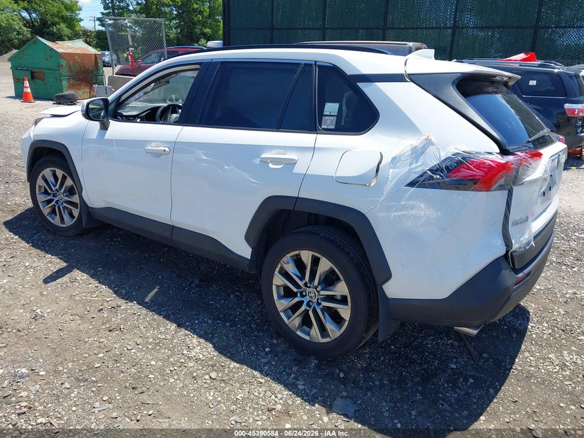 2020 Toyota Rav 4 VIN JTMA1RFV0LD052198 IAAI salvage auction — FRONT & REAR, Salvage Title, sold $8,100 on 2026-07-21 (photo 3)
