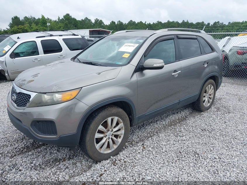 2011 Kia Sorento VIN 5XYKT4A22BG082141 IAAI salvage auction — LEFT SIDE, Clear (Alabama), sold $775 on 2026-07-23 (photo 2)