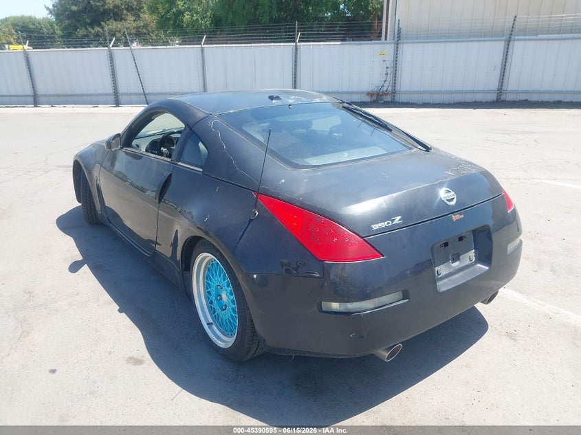 2006 Nissan 350z VIN JN1AZ34D36M308146 IAAI salvage auction — NORMAL WEAR, Clear - Dealer Only (California), sold $1,150 on 2026-07-21 (photo 3)