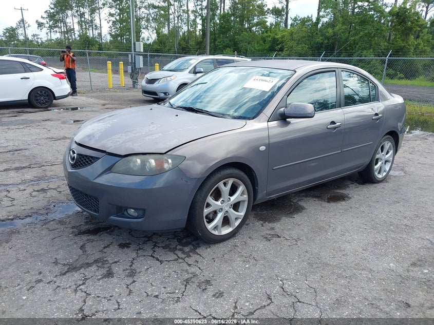 2008 Mazda 3 VIN JM1BK32F581147281 IAAI salvage auction — NORMAL WEAR, Clear (Florida), sold $300 on 2026-07-14 (photo 2)
