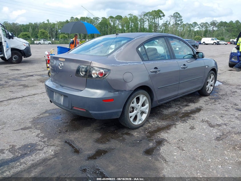 2008 Mazda 3 VIN JM1BK32F581147281 IAAI salvage auction — NORMAL WEAR, Clear (Florida), sold $300 on 2026-07-14 (photo 4)
