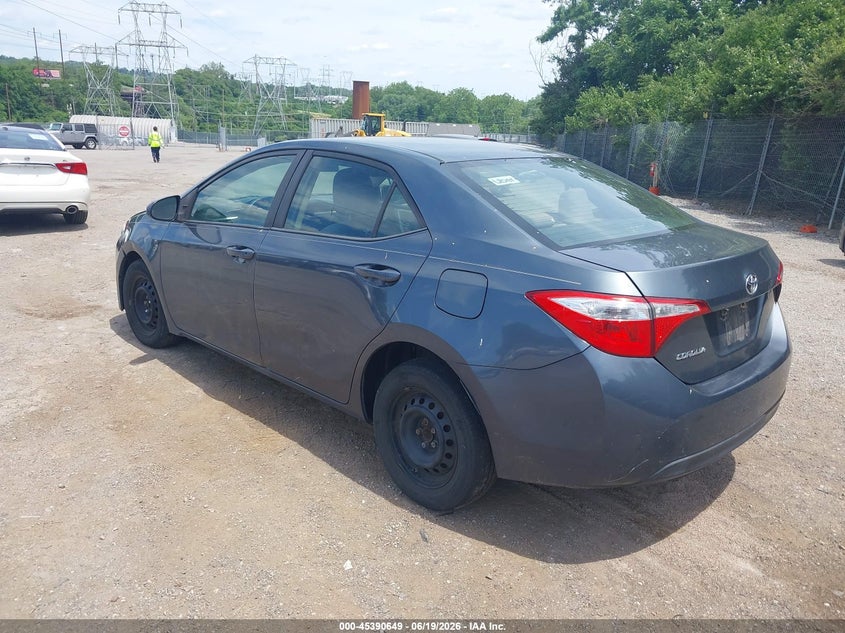 2014 Toyota Corolla VIN 5YFBURHE2EP104651 IAAI salvage auction — NORMAL WEAR, Clear (Pennsylvania), sold $2,700 on 2026-07-10 (photo 3)