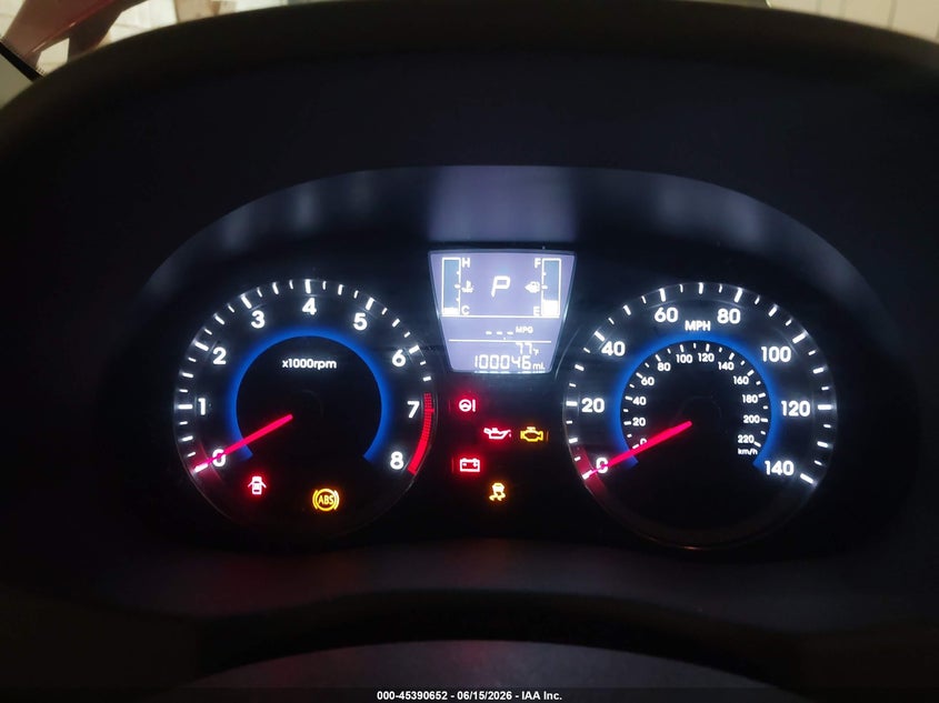 2016 Hyundai Accent VIN KMHCT4AE1GU135850 IAAI salvage auction — NORMAL WEAR, Salvage Title, sold $250 on 2026-07-29 (photo 7)