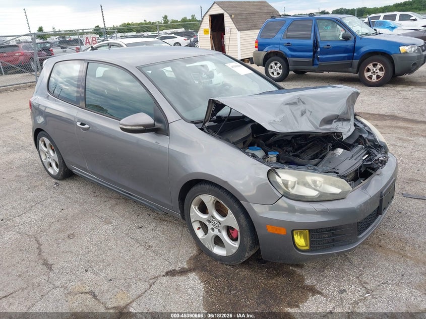 2010 Volkswagen Gti VIN WVWED7AJ1AW419967 IAAI salvage auction — FRONT END, Salvage (Illinois), sold $600 on 2026-07-29 (photo 1)