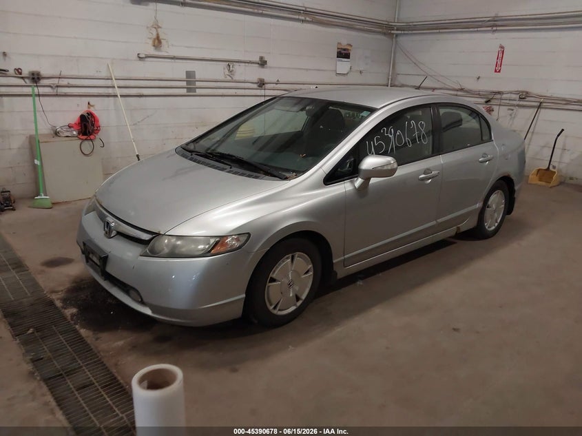 2008 Honda Civic hybrid VIN JHMFA36288S002756 IAAI salvage auction — NORMAL WEAR, Clear (Minnesota), sold $250 on 2026-07-15 (photo 2)