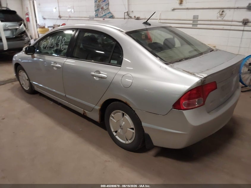 2008 Honda Civic hybrid VIN JHMFA36288S002756 IAAI salvage auction — NORMAL WEAR, Clear (Minnesota), sold $250 on 2026-07-15 (photo 3)