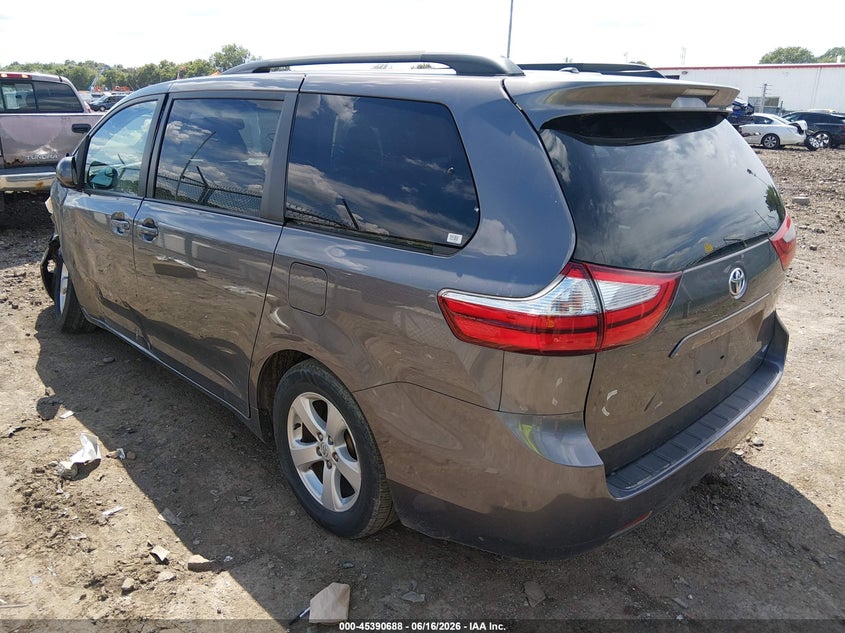2016 Toyota Sienna VIN 5TDKK3DC1GS711299 IAAI salvage auction — LEFT FRONT, Salvage (Ohio), sold $2,250 on 2026-07-29 (photo 3)