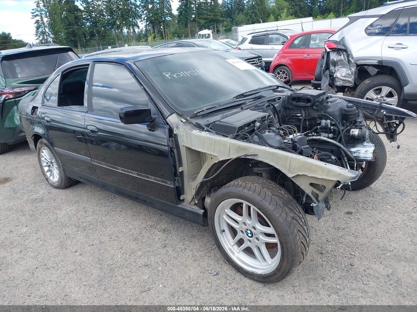 2003 BMW 5 series VIN WBADN63403GS56328 IAAI salvage auction — NORMAL WEAR, Clear (Washington), sold $275 on 2026-07-22 (photo 1)