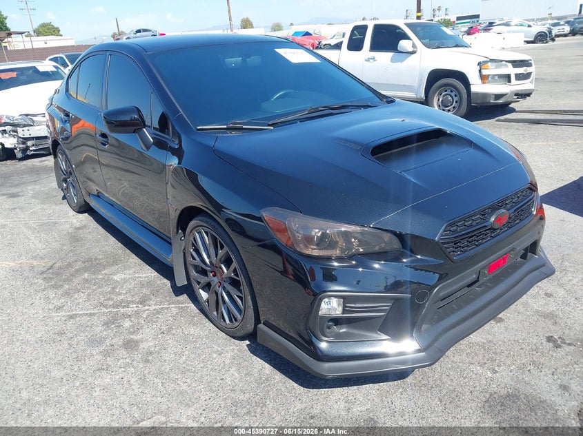 2021 Subaru Wrx VIN JF1VA1A67M9805075 IAAI salvage auction — LEFT REAR, Salvage (California), sold $6,725 on 2026-07-13 (photo 1)