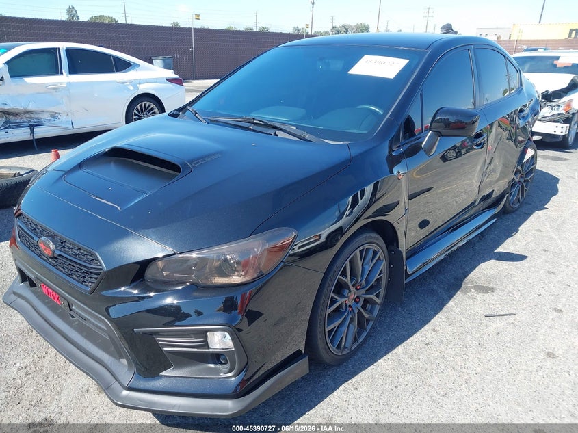 2021 Subaru Wrx VIN JF1VA1A67M9805075 IAAI salvage auction — LEFT REAR, Salvage (California), sold $6,725 on 2026-07-13 (photo 2)