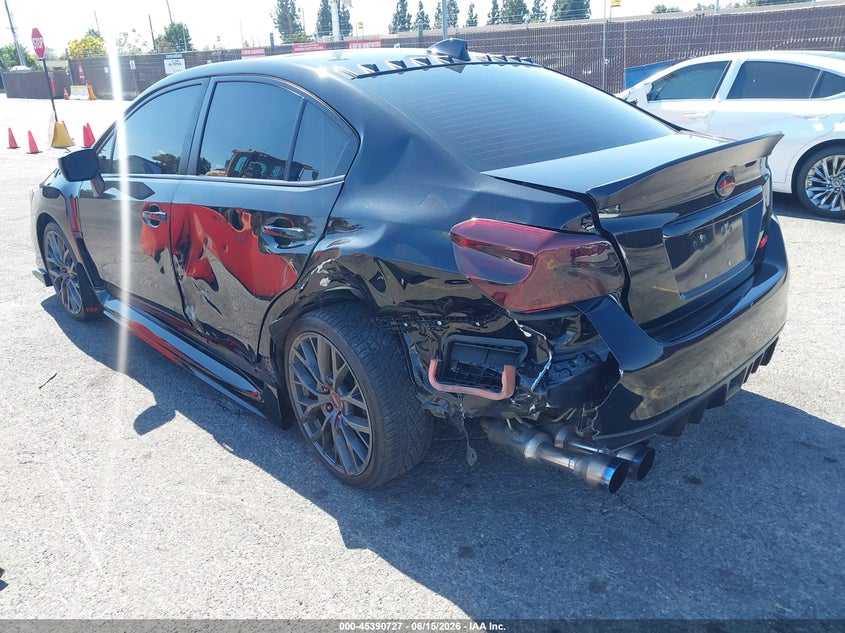 2021 Subaru Wrx VIN JF1VA1A67M9805075 IAAI salvage auction — LEFT REAR, Salvage (California), sold $6,725 on 2026-07-13 (photo 3)