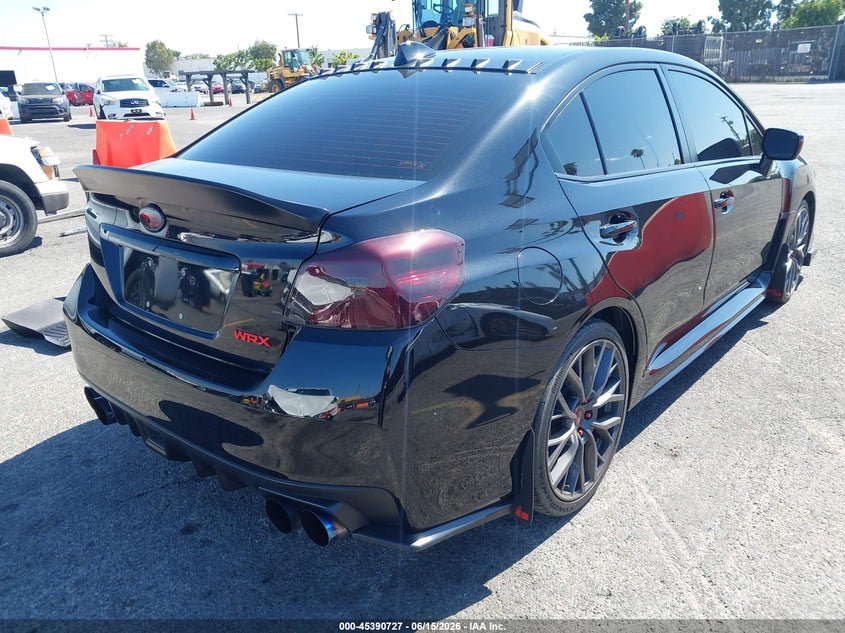 2021 Subaru Wrx VIN JF1VA1A67M9805075 IAAI salvage auction — LEFT REAR, Salvage (California), sold $6,725 on 2026-07-13 (photo 4)