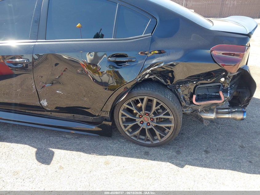 2021 Subaru Wrx VIN JF1VA1A67M9805075 IAAI salvage auction — LEFT REAR, Salvage (California), sold $6,725 on 2026-07-13 (photo 6)