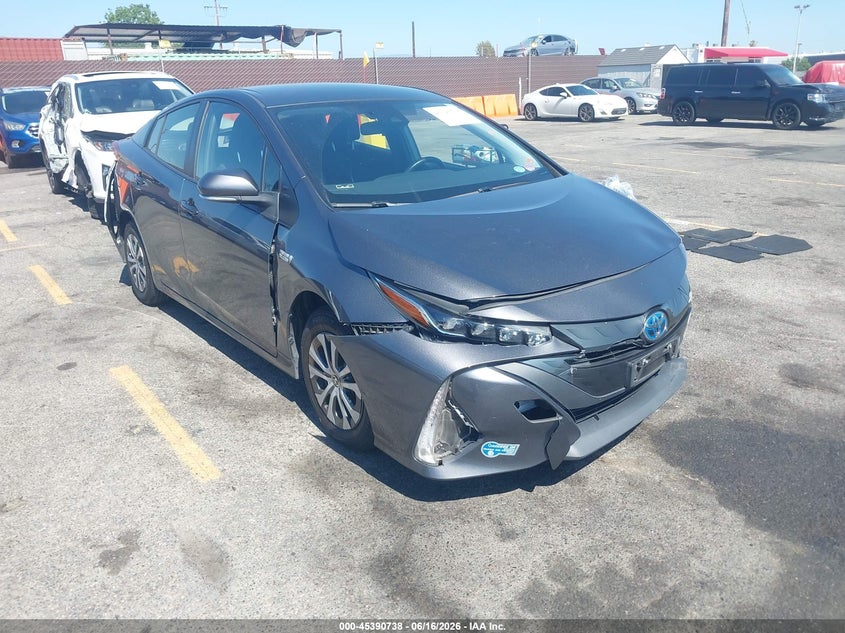 2021 Toyota Prius VIN JTDKAMFP9M3176566 IAAI salvage auction — FRONT END, Salvage (California), sold $5,700 on 2026-07-06 (photo 1)