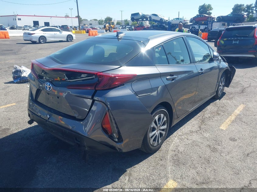 2021 Toyota Prius VIN JTDKAMFP9M3176566 IAAI salvage auction — FRONT END, Salvage (California), sold $5,700 on 2026-07-06 (photo 4)