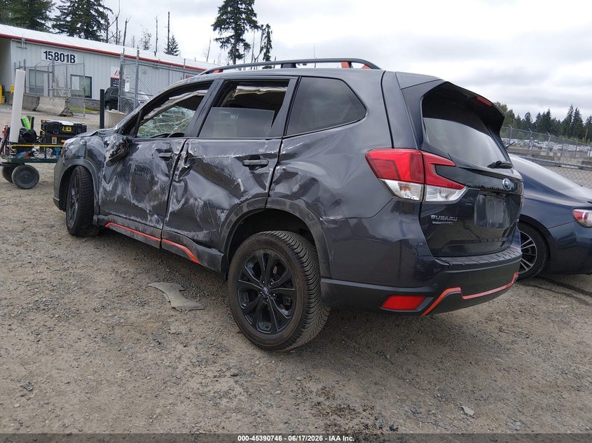 2020 Subaru Forester VIN JF2SKARC2LH447328 IAAI salvage auction — LEFT & RIGHT, Salvage Title, sold $1,700 on 2026-07-15 (photo 3)