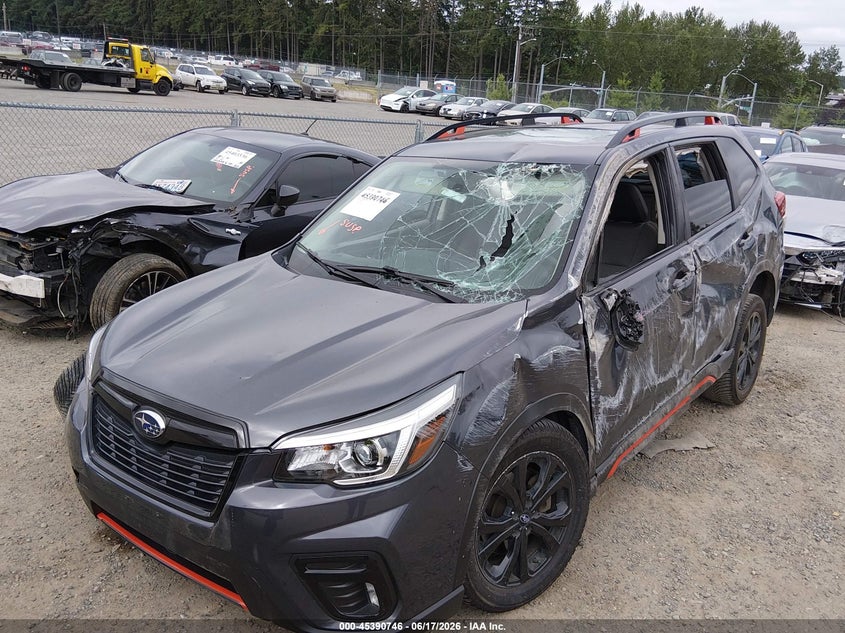 2020 Subaru Forester VIN JF2SKARC2LH447328 IAAI salvage auction — LEFT & RIGHT, Salvage Title, sold $1,700 on 2026-07-15 (photo 6)