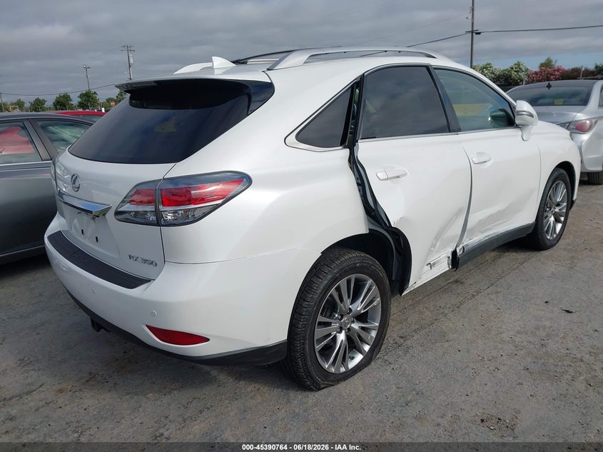 2014 Lexus Rx VIN JTJBK1BA0E2462694 IAAI salvage auction — RIGHT SIDE, Salvage (California), sold $5,600 on 2026-07-23 (photo 4)