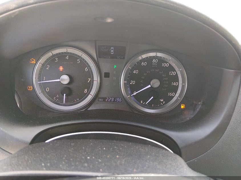 2012 Lexus Es 350 VIN JTHBK1EG2C2513143 IAAI salvage auction — NORMAL WEAR, Original (Texas), sold $1,350 on 2026-07-06 (photo 7)