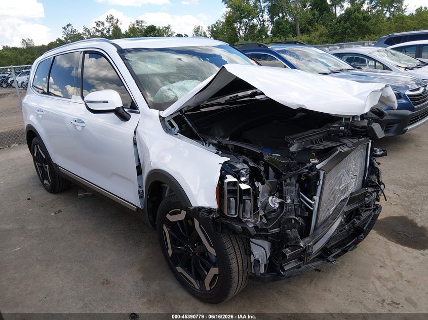 2025 Kia Telluride VIN 5XYP6DGC8SG710474 IAAI salvage auction — FRONT END, Salvage (Ohio), sold $8,250 on 2026-07-21 (photo 1)