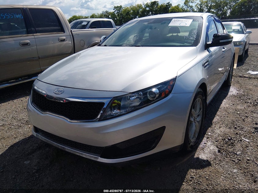 2011 Kia Optima VIN KNAGM4A7XB5151341 IAAI salvage auction — NORMAL WEAR, Clear (Tennessee), sold $450 on 2026-07-23 (photo 6)