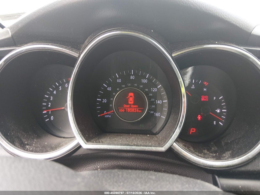 2011 Kia Optima VIN KNAGM4A7XB5151341 IAAI salvage auction — NORMAL WEAR, Clear (Tennessee), sold $450 on 2026-07-23 (photo 7)