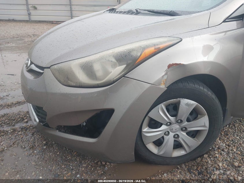 2016 Hyundai Elantra VIN 5NPDH4AEXGH748120 IAAI salvage auction — NORMAL WEAR, Clear (Alabama), sold $900 on 2026-07-19 (photo 6)