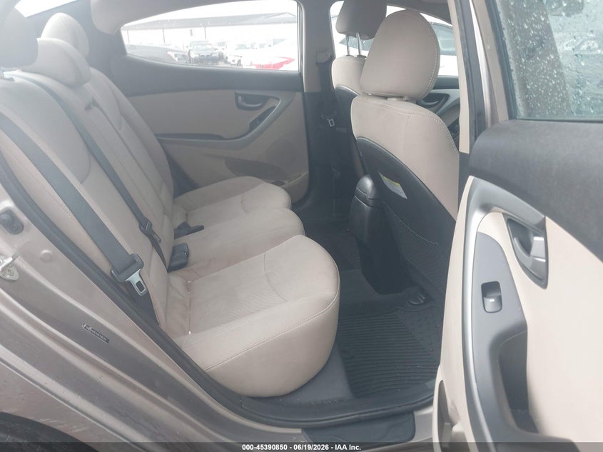 2016 Hyundai Elantra VIN 5NPDH4AEXGH748120 IAAI salvage auction — NORMAL WEAR, Clear (Alabama), sold $900 on 2026-07-19 (photo 8)