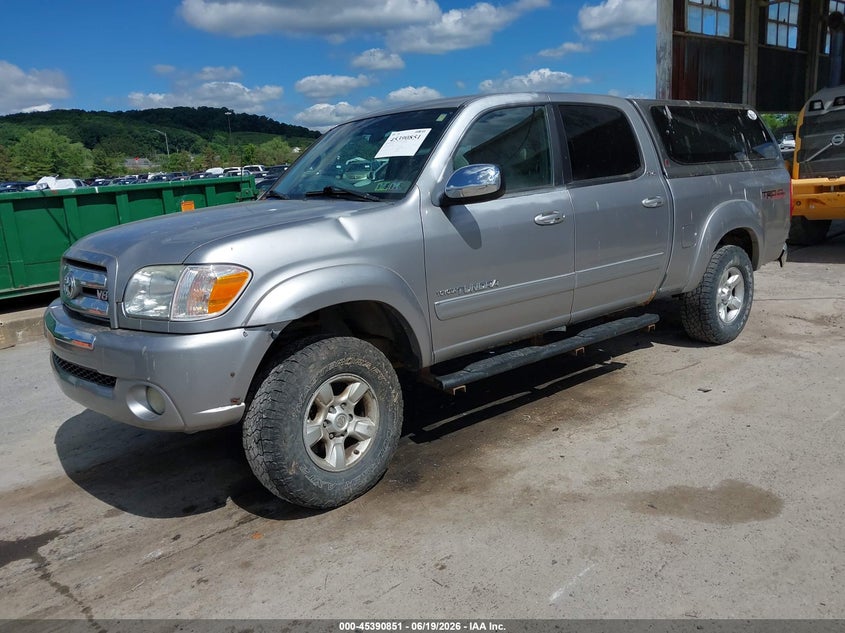 2006 Toyota Tundra VIN 5TBDT44156S519658 IAAI salvage auction — NORMAL WEAR, Clear (Pennsylvania), sold $925 on 2026-07-22 (photo 2)