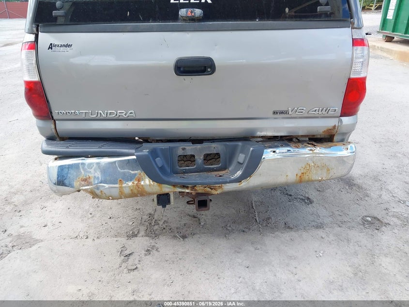 2006 Toyota Tundra VIN 5TBDT44156S519658 IAAI salvage auction — NORMAL WEAR, Clear (Pennsylvania), sold $925 on 2026-07-22 (photo 6)