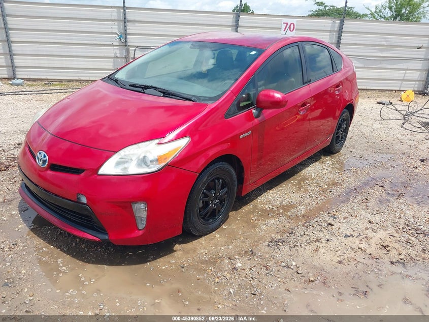 2013 Toyota Prius VIN JTDKN3DU1D1631168 IAAI salvage auction — NORMAL WEAR, Clear (Alabama), sold $650 on 2026-07-28 (photo 2)