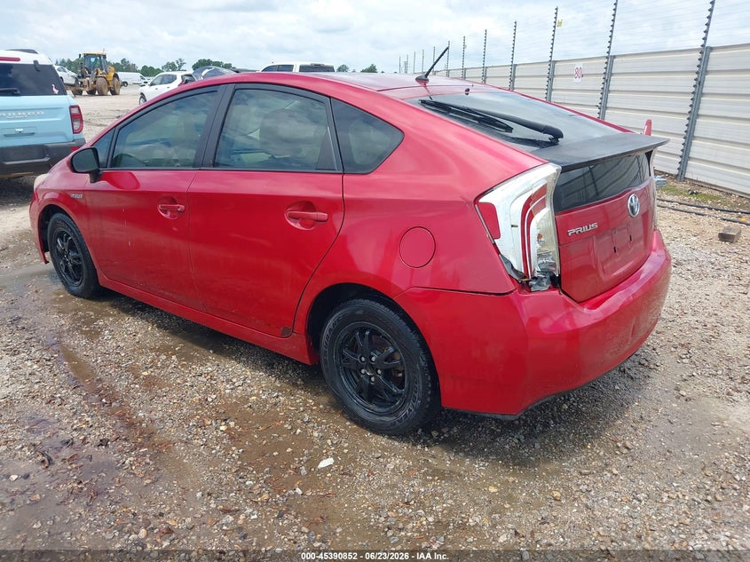 2013 Toyota Prius VIN JTDKN3DU1D1631168 IAAI salvage auction — NORMAL WEAR, Clear (Alabama), sold $650 on 2026-07-28 (photo 3)