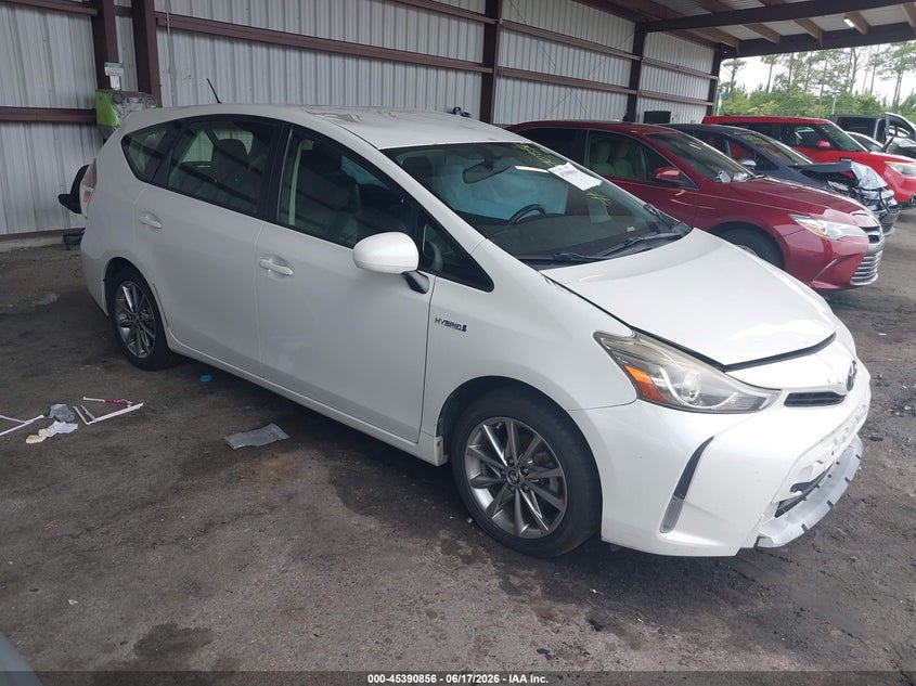 2015 Toyota Prius v VIN JTDZN3EU0FJ025408 IAAI salvage auction — UNKNOWN, Rebuildable (Florida), sold $2,550 on 2026-07-28 (photo 1)