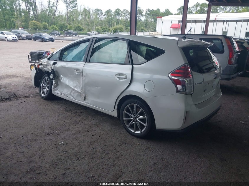 2015 Toyota Prius v VIN JTDZN3EU0FJ025408 IAAI salvage auction — UNKNOWN, Rebuildable (Florida), sold $2,550 on 2026-07-28 (photo 3)