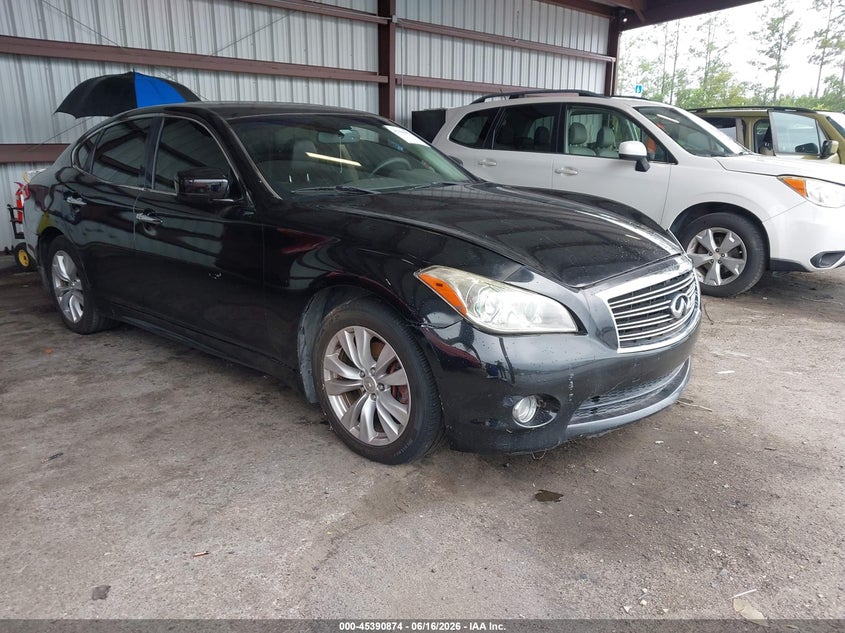 2011 Infiniti M37 VIN JN1BY1APXBM324820 IAAI salvage auction — NORMAL WEAR, Clear (Florida), sold $550 on 2026-07-21 (photo 1)