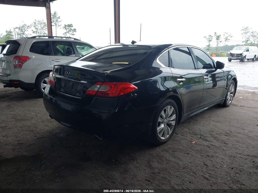 2011 Infiniti M37 VIN JN1BY1APXBM324820 IAAI salvage auction — NORMAL WEAR, Clear (Florida), sold $550 on 2026-07-21 (photo 4)