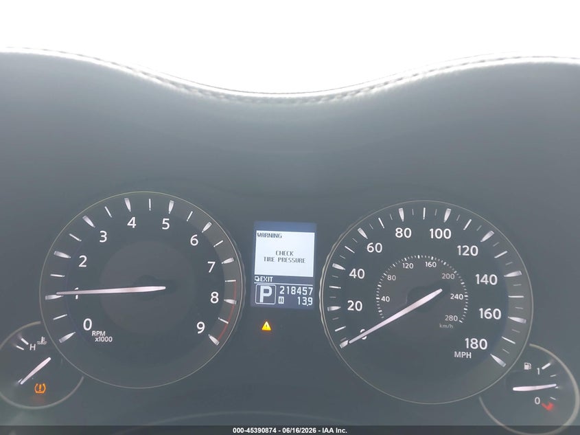 2011 Infiniti M37 VIN JN1BY1APXBM324820 IAAI salvage auction — NORMAL WEAR, Clear (Florida), sold $550 on 2026-07-21 (photo 7)
