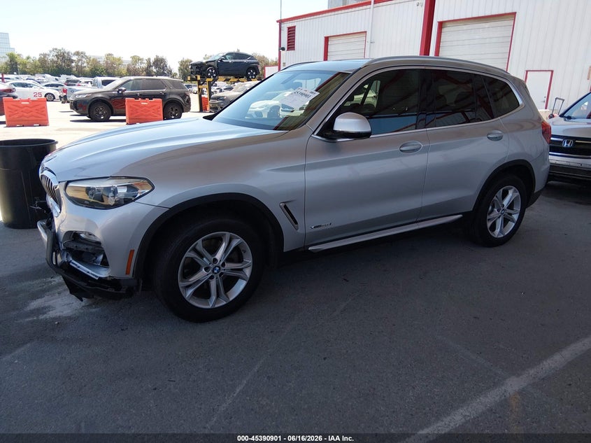 2018 BMW X3 VIN 5UXTR9C52JLD62007 IAAI salvage auction — FRONT & REAR, Salvage Title, sold $6,500 on 2026-07-23 (photo 2)