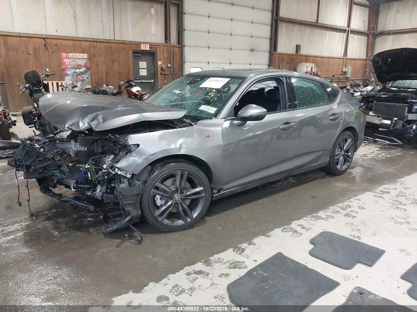 2025 Acura Integra VIN 19UDE4H65SA013828 IAAI salvage auction — FRONT END, Salvage Title, sold $1,850 on 2026-07-19 (photo 2)