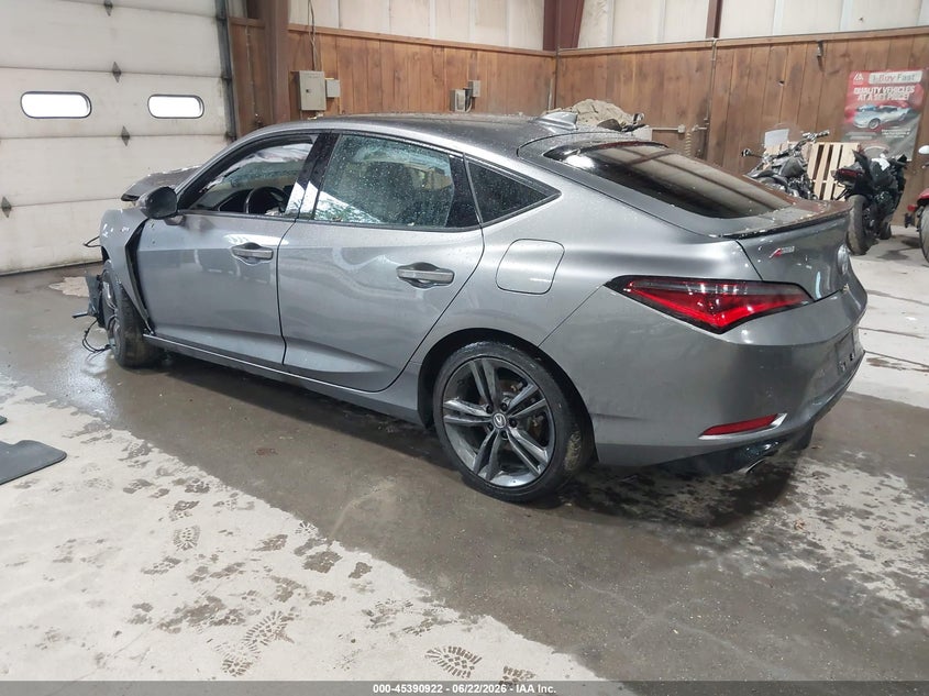 2025 Acura Integra VIN 19UDE4H65SA013828 IAAI salvage auction — FRONT END, Salvage Title, sold $1,850 on 2026-07-19 (photo 3)
