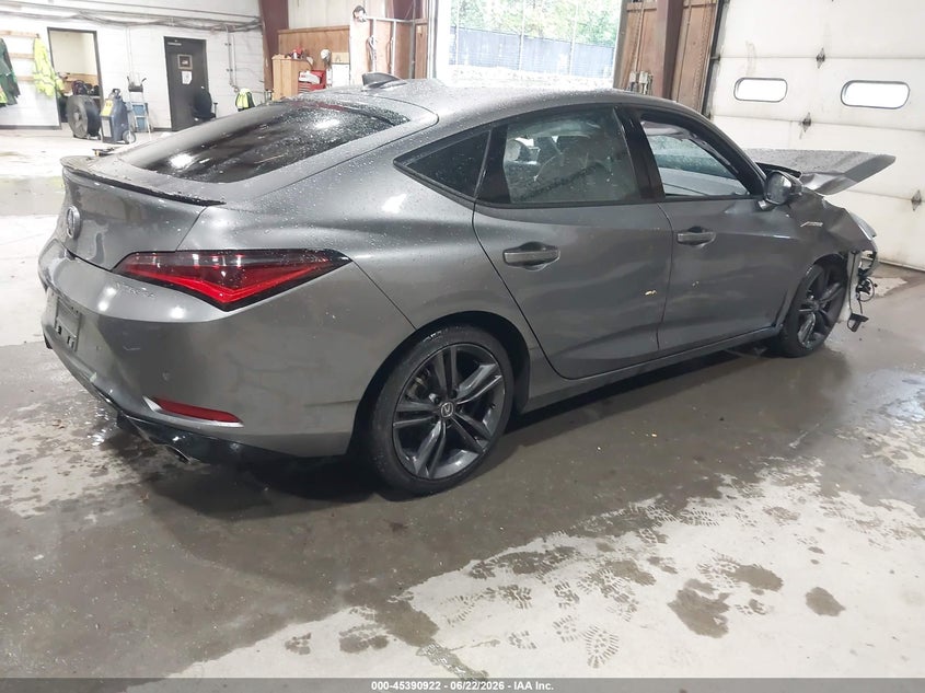 2025 Acura Integra VIN 19UDE4H65SA013828 IAAI salvage auction — FRONT END, Salvage Title, sold $1,850 on 2026-07-19 (photo 4)
