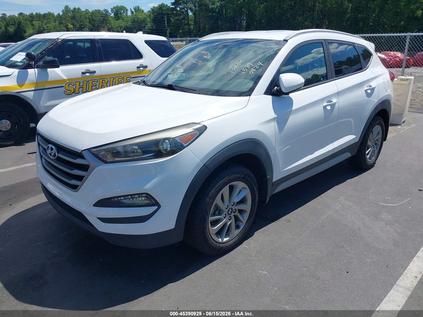 2018 Hyundai Tucson VIN KM8J33A49JU821358 IAAI salvage auction — NORMAL WEAR, Clear (North Carolina), sold $5,250 on 2026-07-08 (photo 2)