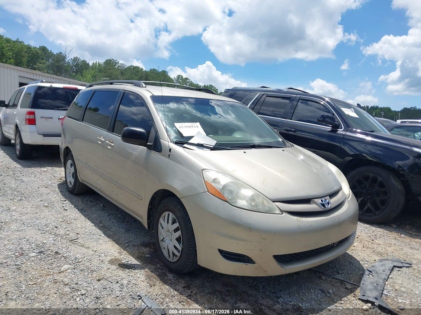 2008 Toyota Sienna VIN 5TDZK23C48S190803 IAAI salvage auction — NORMAL WEAR, Clear (Georgia), sold $650 on 2026-07-21 (photo 1)