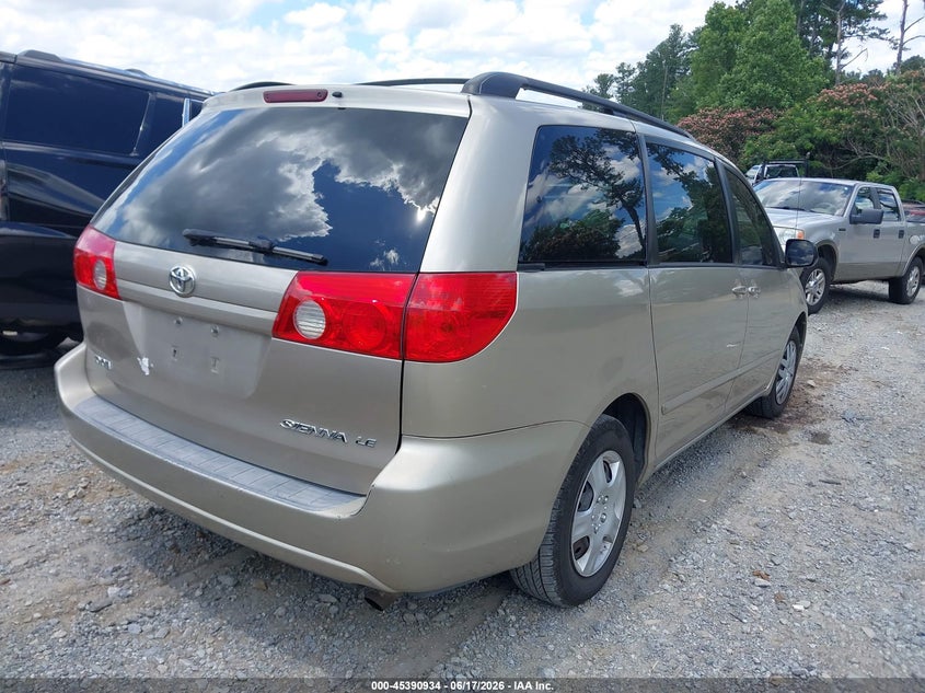 2008 Toyota Sienna VIN 5TDZK23C48S190803 IAAI salvage auction — NORMAL WEAR, Clear (Georgia), sold $650 on 2026-07-21 (photo 4)