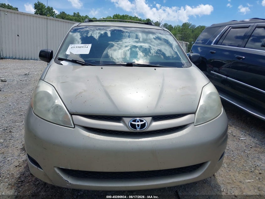 2008 Toyota Sienna VIN 5TDZK23C48S190803 IAAI salvage auction — NORMAL WEAR, Clear (Georgia), sold $650 on 2026-07-21 (photo 6)