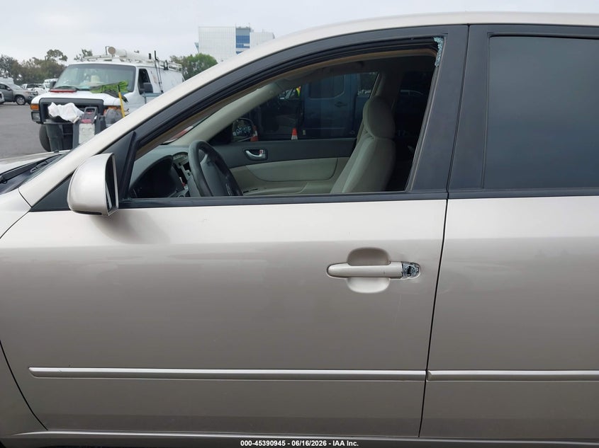 2008 Hyundai Sonata VIN 5NPET46C58H385639 IAAI salvage auction — THEFT, Salvage (California), sold $425 on 2026-07-16 (photo 6)