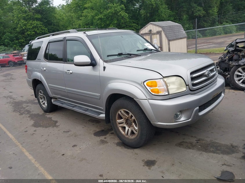 2003 Toyota Sequoia VIN 5TDBT48A73S145669 IAAI salvage auction — NORMAL WEAR, Clear (Connecticut), sold $475 on 2026-07-30 (photo 1)