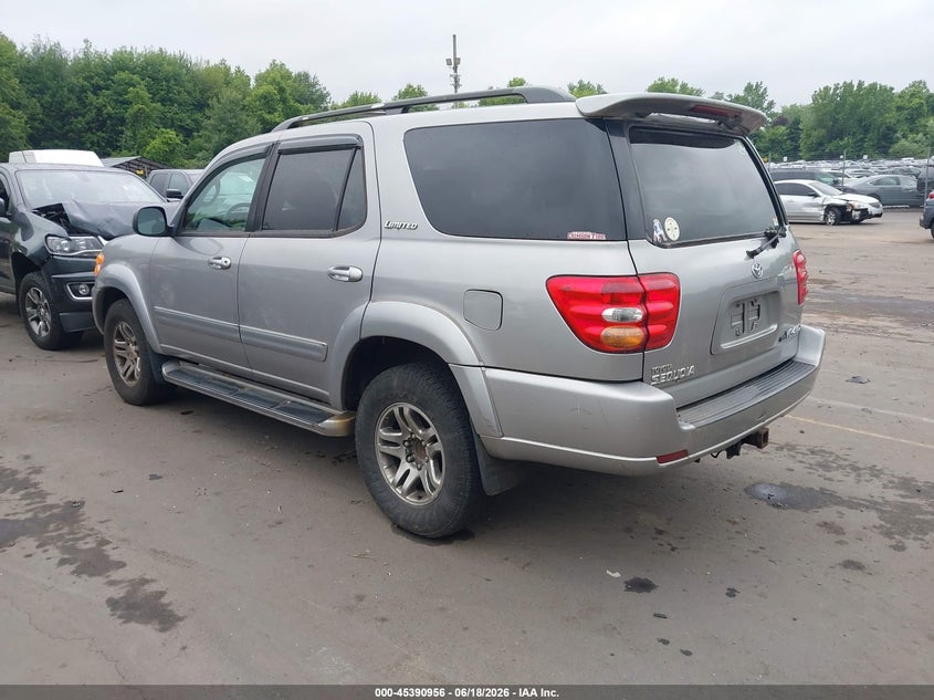 2003 Toyota Sequoia VIN 5TDBT48A73S145669 IAAI salvage auction — NORMAL WEAR, Clear (Connecticut), sold $475 on 2026-07-30 (photo 3)