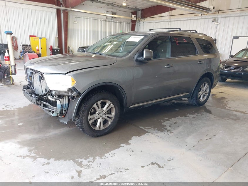2011 Dodge Durango VIN 1D4RD4GG1BC666973 IAAI salvage auction — FRONT END, Salvage (Utah), sold $775 on 2026-07-09 (photo 2)